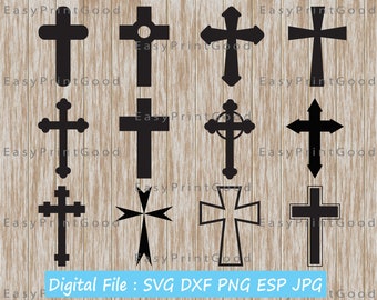 Cross SVG Crosses Clipart Christian Svg Files Christian Cross Cut Files Cross Clip Art Cross svg Silhouette Files Catholic svg Cut file