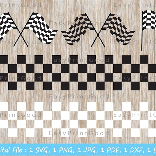 Racing Stripes Svg Racing Flag Svg Car Flag Clipart  Checkered pattern Race Flag Bundle Auto Nascar Svg Race Flag Silhouette Cut file Cricut