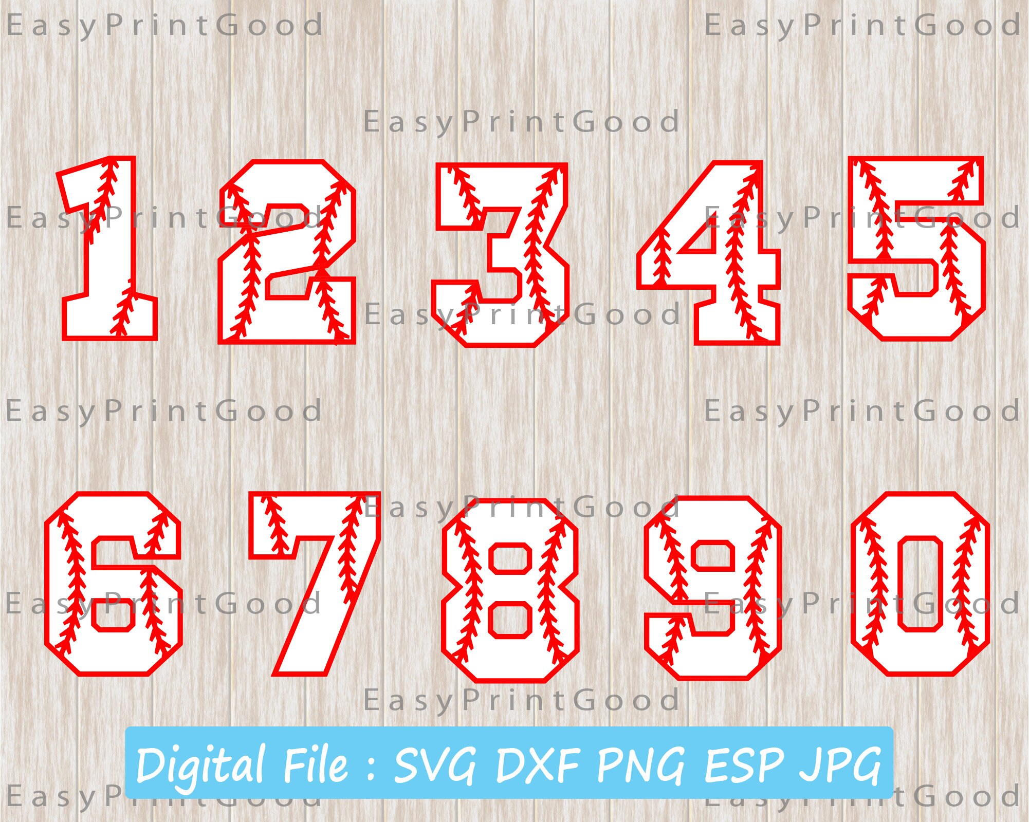 Baseball Numbers Svg Varsity Numbers Svg Baseball Font Svg Lupon gov ph