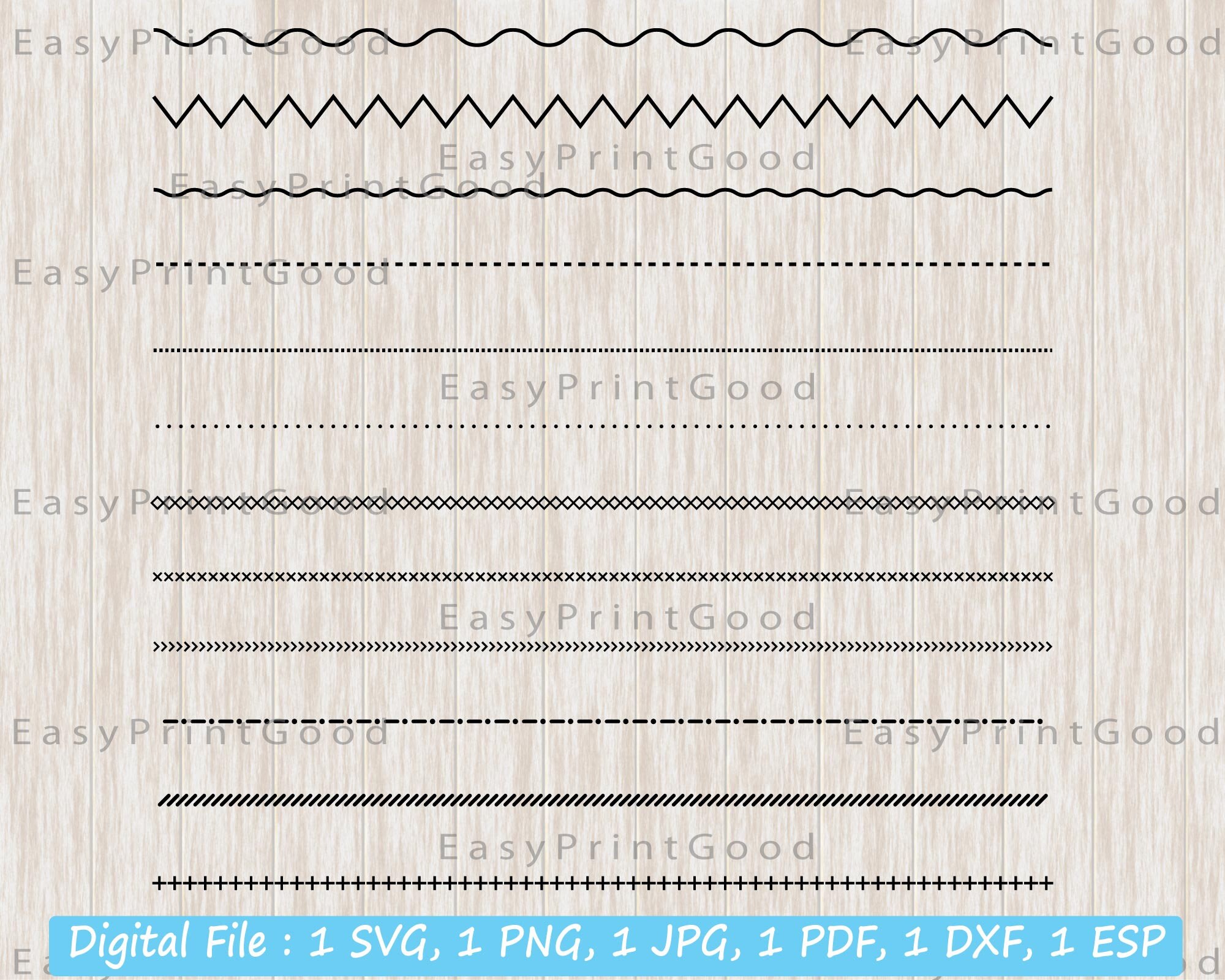 Lines Svg Dotted Lines Svg Basic Line Clipart Dotted Lines | Etsy