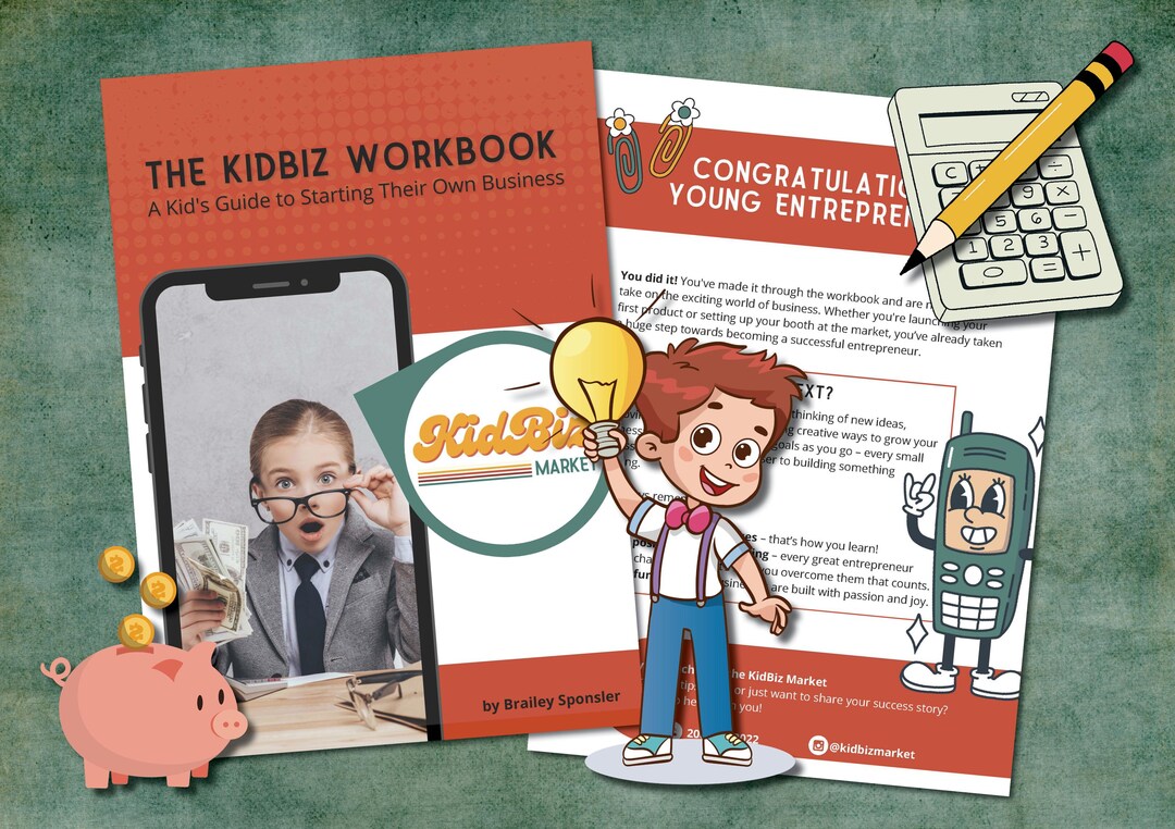 Kidbiz Learning Kidbiz Entrepreneur Workbook: Business Guide & Activities (PDF Download ...