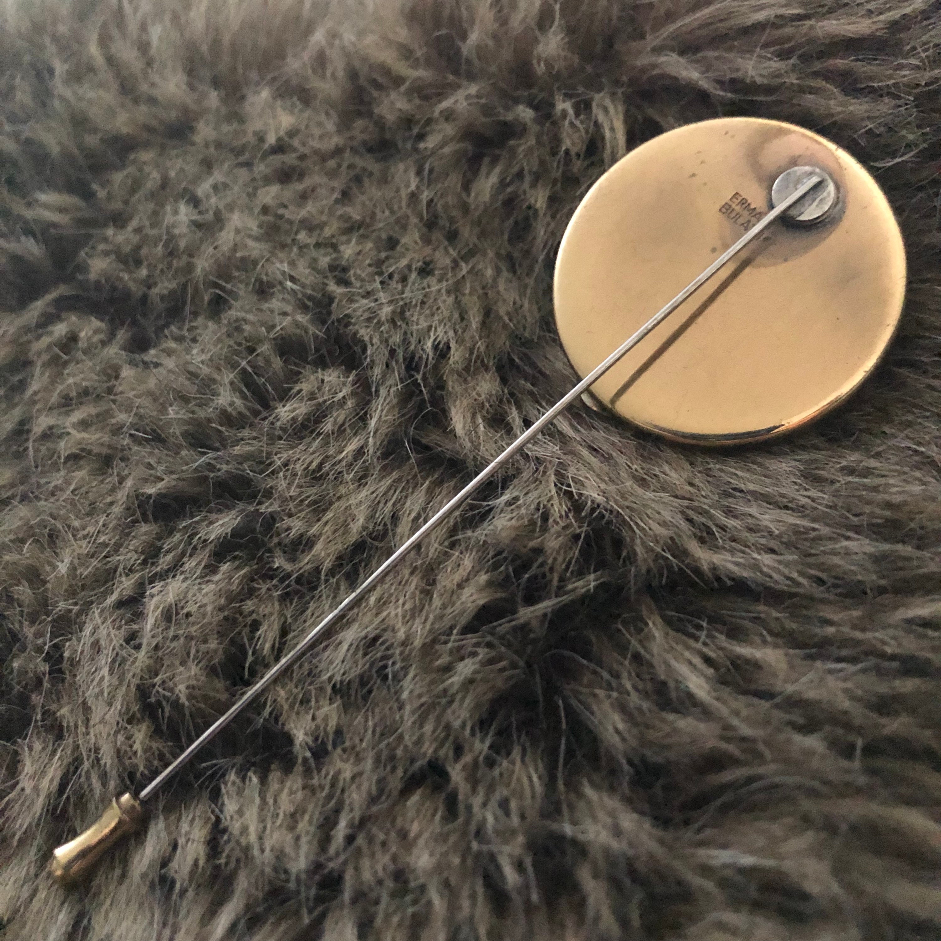 Ermani Bulatti Art Deco stick pin hat pin brooch Etsy.de