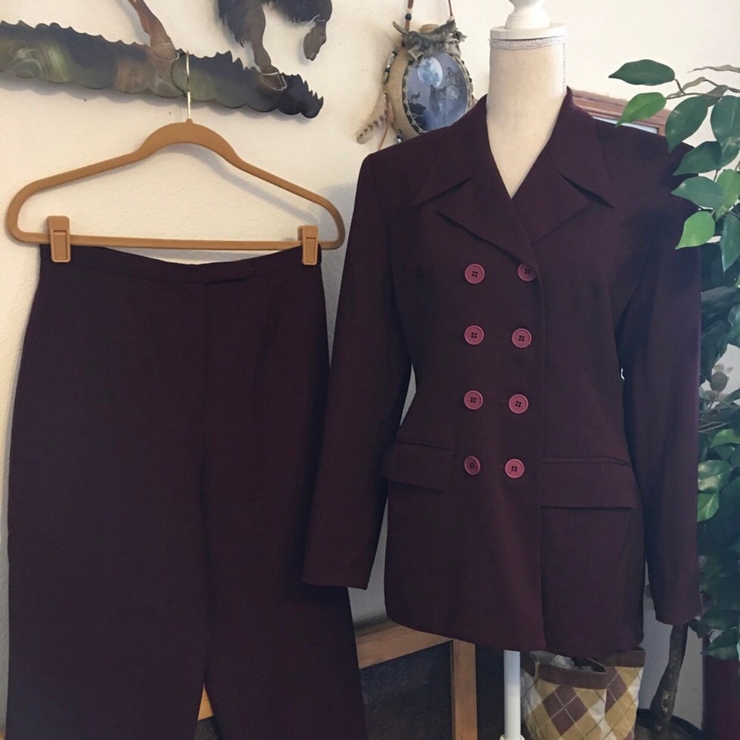 Vintage 80s Clifford & Wills Double Breasted Suit Etsy