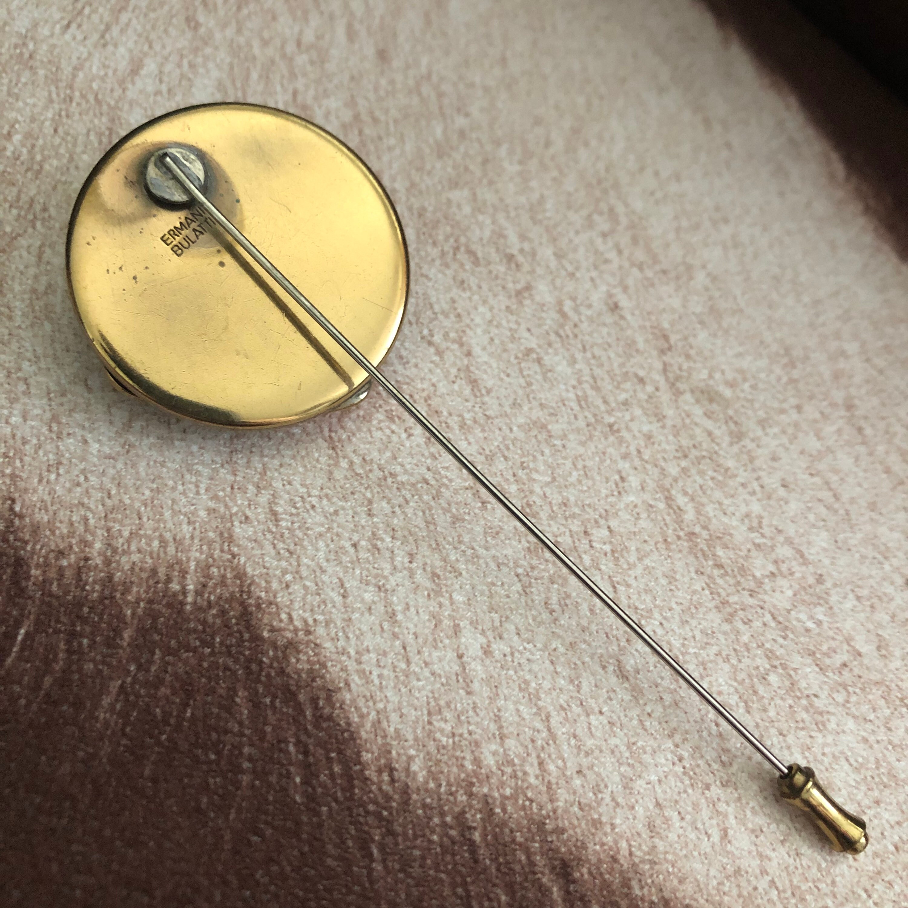 Ermani Bulatti Art Deco stick pin hat pin brooch Etsy.de