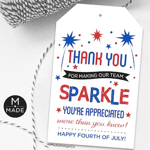 Bedankt dat je ons team hebt laten schitteren Tags 4 juli Medewerker Waarderingsteam Bedankt geschenken Personeel Motivatie Team Waardering 8 x 10