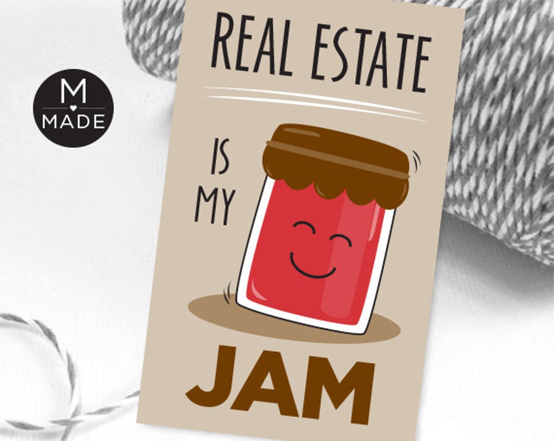 Real Estate is My Jam Jam Popby Jam Real Estate Popby Etsy