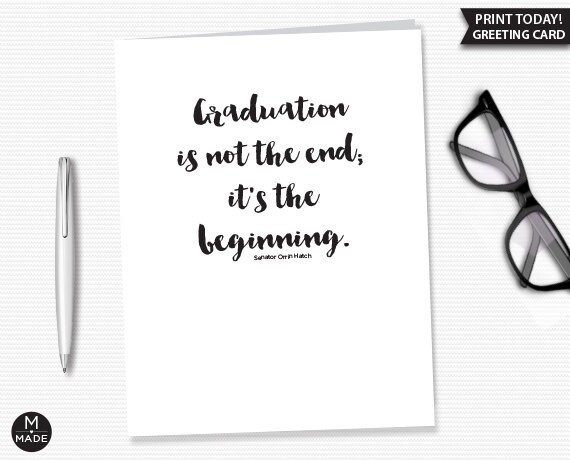 graduation printable greeting card greeting card graduation etsy