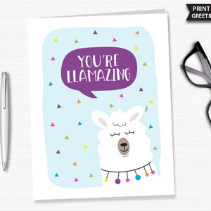 You're Llaming-kaart Wenskaart Cinco De Mayo Werknemer Waardering Vrijwilliger Leraar Vriend Buurman Collega Team Waardering Cadeau
