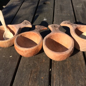 Scandinavian Kuksa bowls 12cm diameter