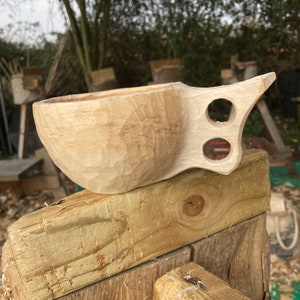 Scandinavian Kuksa cup; 12cm diameter