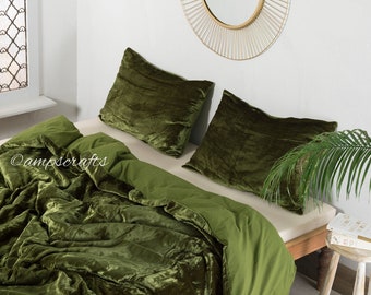 Moss Green Bedding Etsy