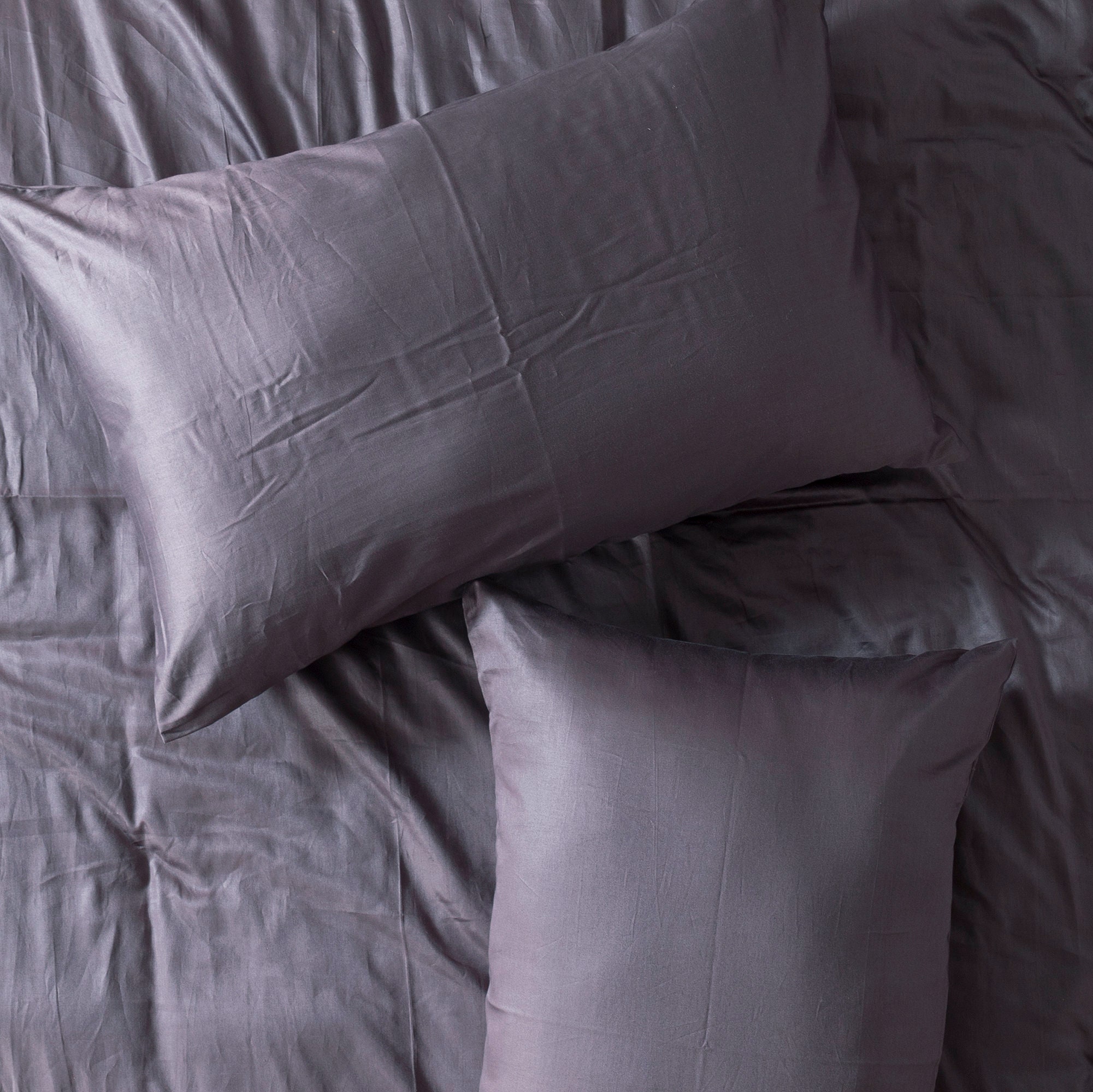 Washed Cotton Duvet Cover Charcoal Grey Duvet Cover With Etsy