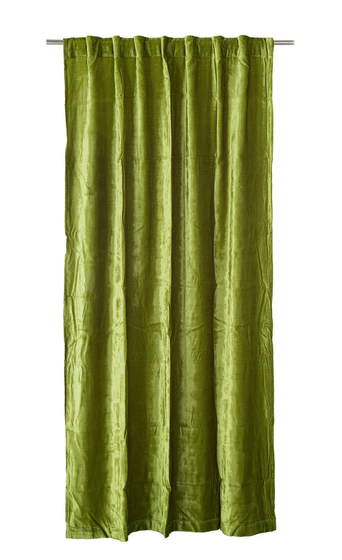 Luxury Green Velvet Curtain Window and Divider Curtain Etsy
