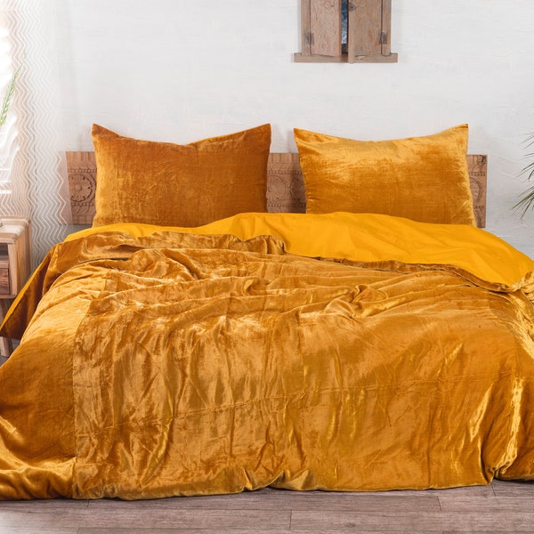 Mustard Yellow Comforter Etsy