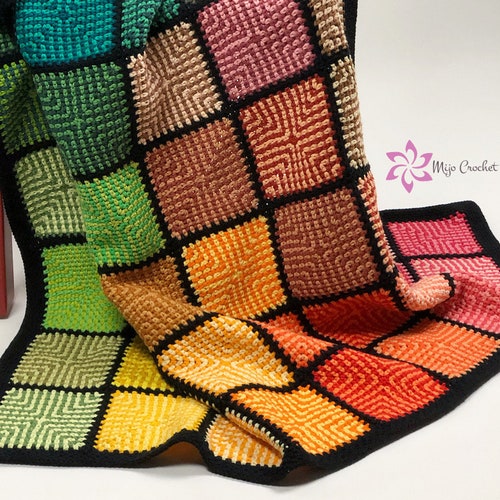Crochet Pattern - 109 Blanket - Mijo Crochet - Crochet Blanket / Throw