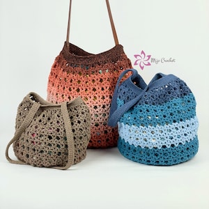 Crochet Pattern - Treasure Bag - Mijo Crochet - Crochet Bag - Market Bag - Crochet Tote