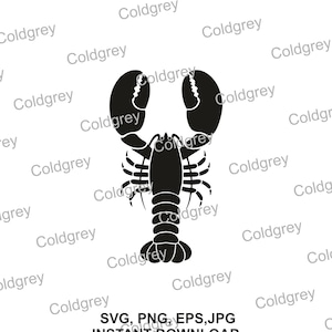 Lobster 3-SVG, 3-PNG, 3-EPS, 3-jpg 12 Instant digital download, T-shirt, mug, Decals, Circuit, Stencil, Sticker, Print, Vector