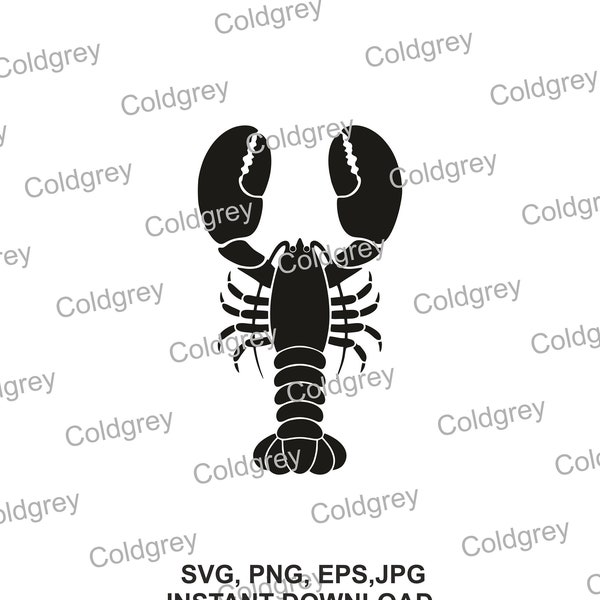 Lobster 3-SVG, 3-PNG, 3-EPS, 3-jpg 12 Instant digital download, T-shirt, mug, Decals, Circuit, Stencil, Sticker, Print, Vector