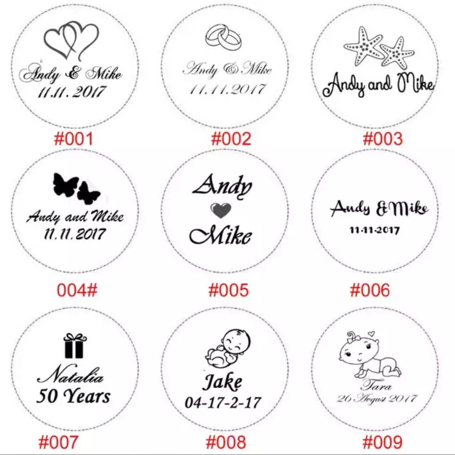 50pcs Personalized Wedding Souvenirs for Guests Customized Etsy
