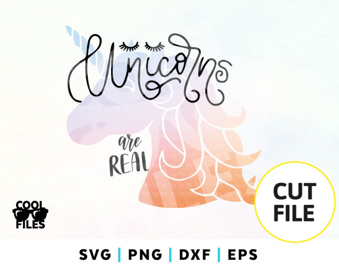 Unicorns Are Real Svg Unicorn Tshirt Eye T Shirt Tshirt SVG File