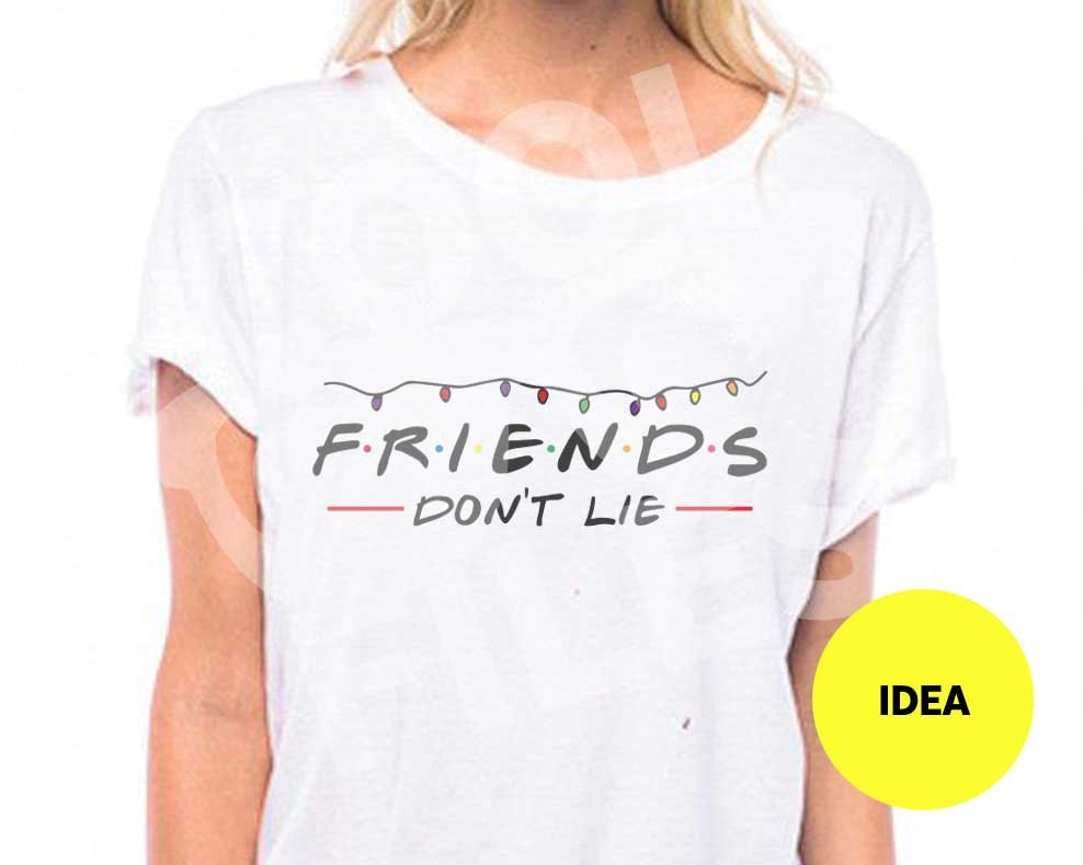 Friends Don't Lie, Stranger Things #1 Kids T-Shirt by Luthfi Khaerul - Fine  Art America