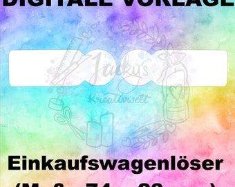 DIGITALE Vorlage Einkaufswagenlöser PNG & SVG