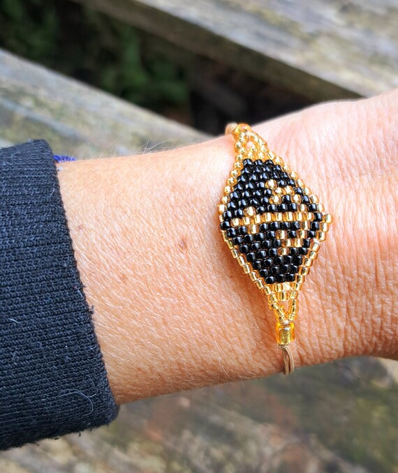 Bracciale Portafortuna In Macramè Nero Con Ciondolo Ancora In Argento: Gioiello Regolabile Fatto A Mano, Unisex - 3