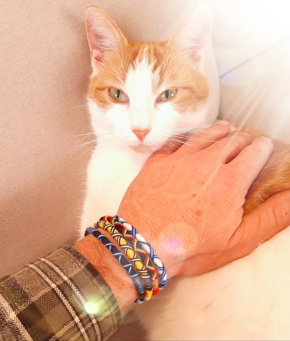 Rasta cat bracelet clearance