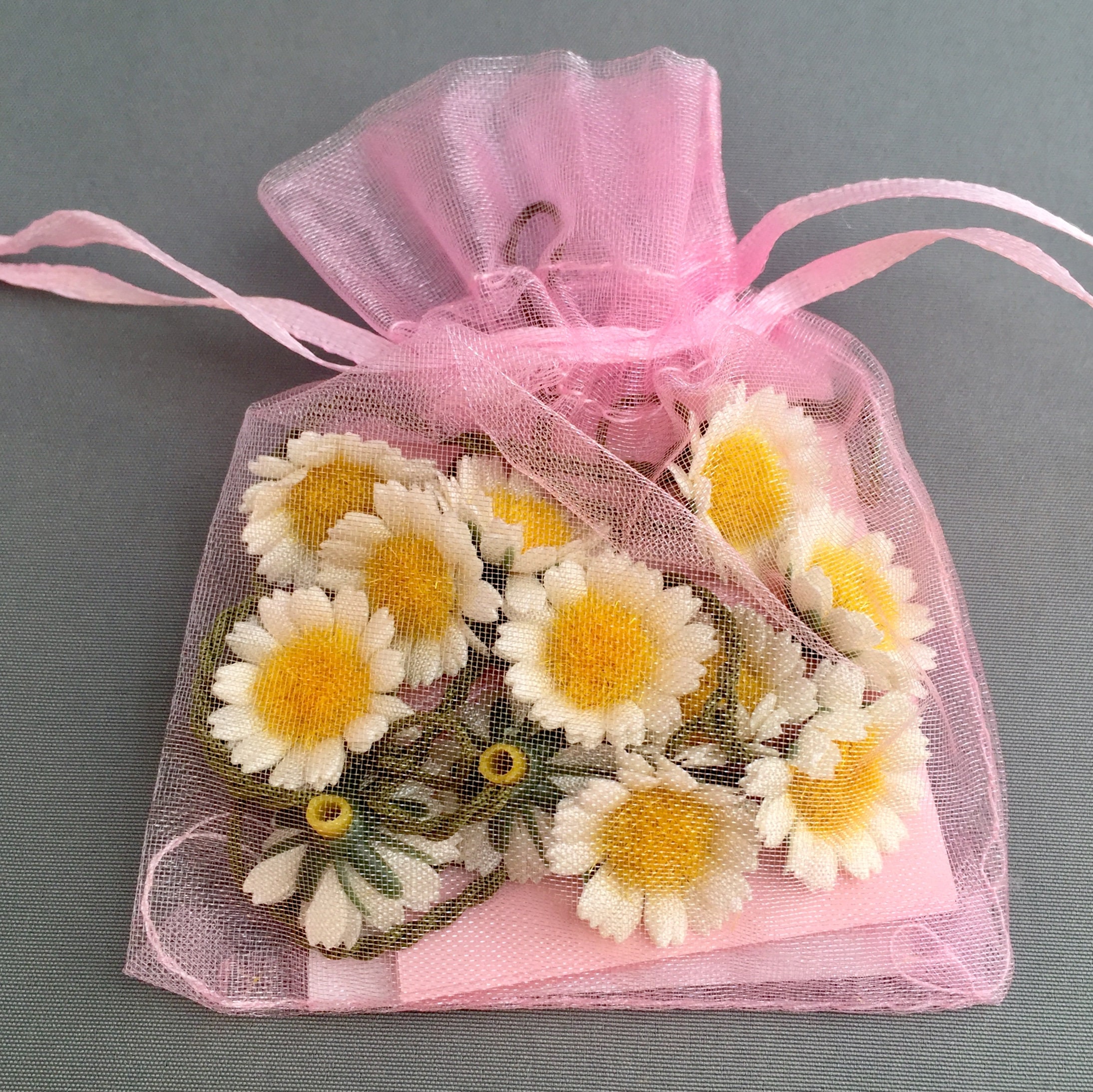 Silk Daisy Chain Hair Garland Etsy UK