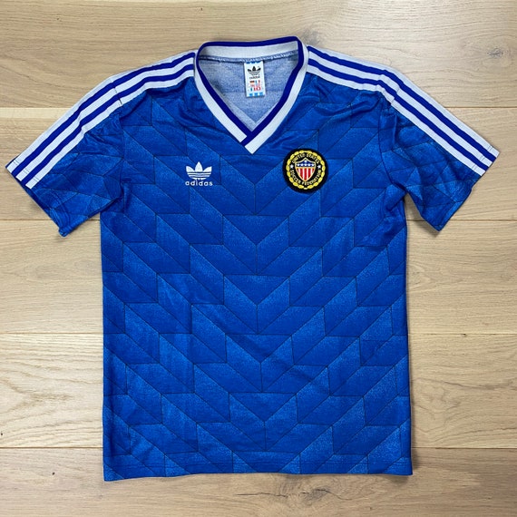Vintage Adidas 1988-1990 USA Away Football Shirt