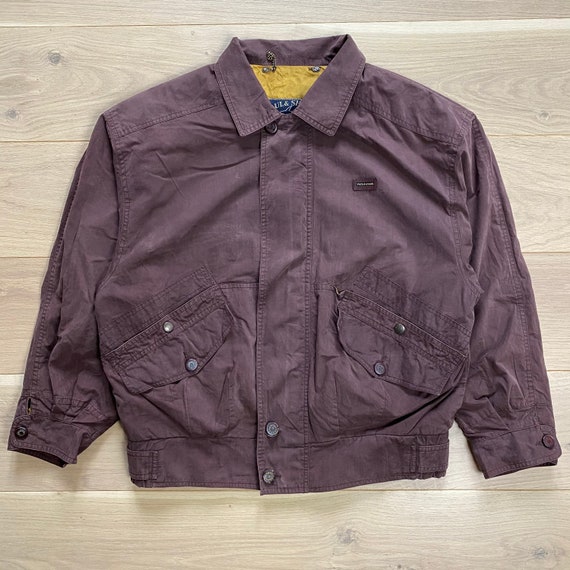 Vintage 80s Paul & Shark Silk Bomber Jacket