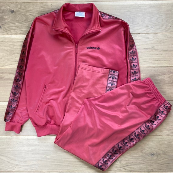 Vintage 90s Adidas Tape Logo Tracksuit