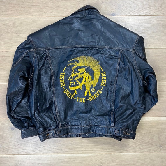 Vintage Diesel Women's Leather Jacket