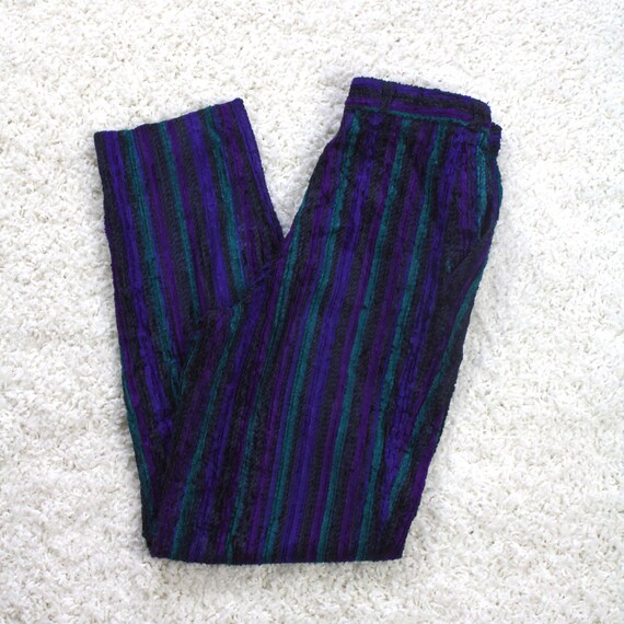 Vintage 90s Striped Corduroy Trousers