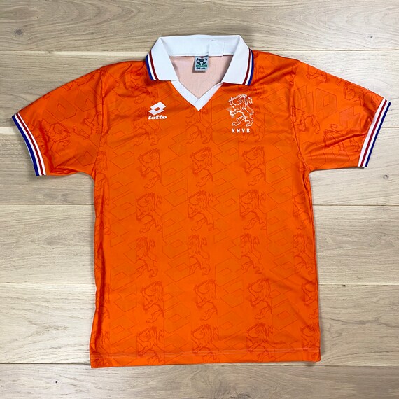 Vintage Lotto Netherlands 94 Home Football Shirt