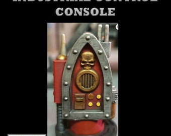 Industrial control console - add detail to sci-fi wargames