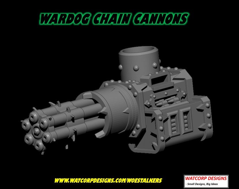 Chaos Armiger Chain Cannon Kit Etsy Canada