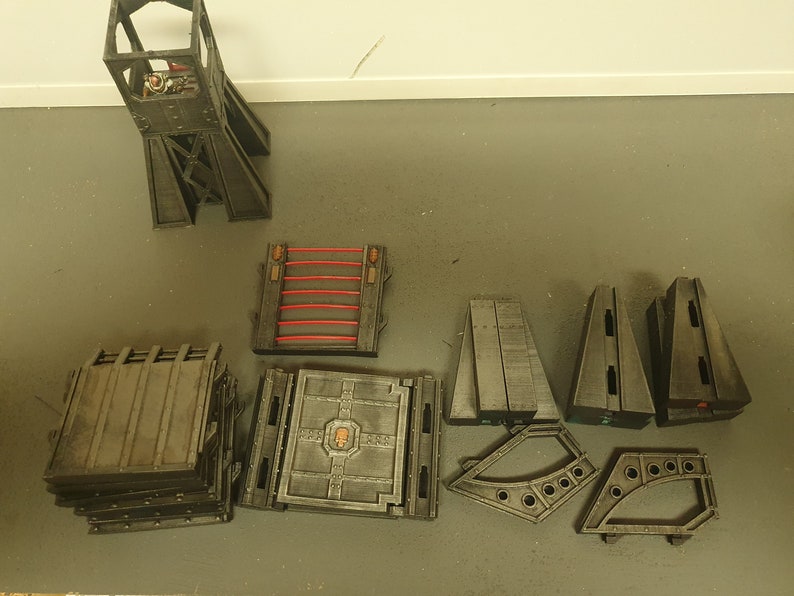 Modular Walls Gates and Guard Towers STL Etsy Canada