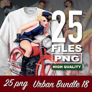 25 Streetwear Bundle 18 | Urban Shirt Designs | Digital | Urban Streetwear | Graphics Shirt | Pop Culture | T-Shirt Design