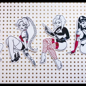Girls Who Kill Vinyl Stickers