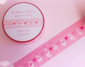 Bunny Girls Washi Tape