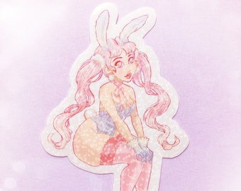 Sparkle Rabbit Sticker