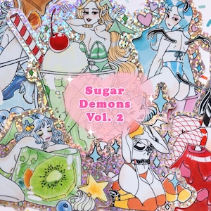 Sugar Demons Vol. 2 Vinyl Holographic Sparkle Stickers