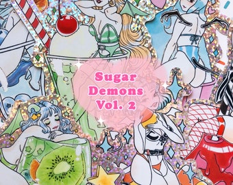 Sugar Demons Vol. 2 Vinyl Holographic Sparkle Stickers