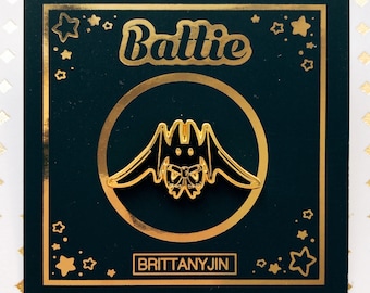 Battie Hard Enamel Pin