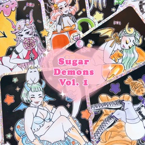 Sugar Demons Vol. 1 Vinyl Holographic Sparkle Stickers