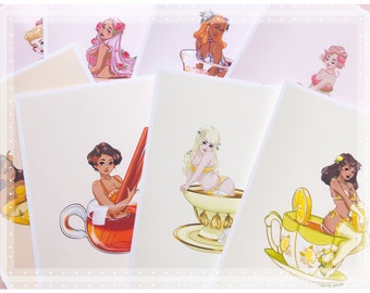 Tea Girl Prints