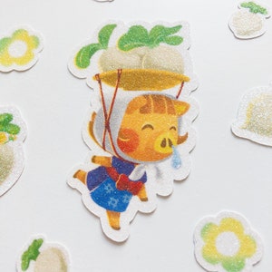 Glitter Daisy Mae Stickers