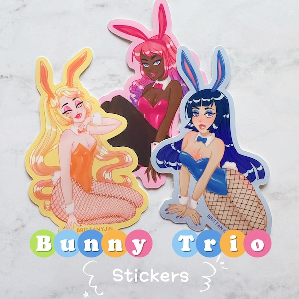 Vinyl Bunny Girl Trio