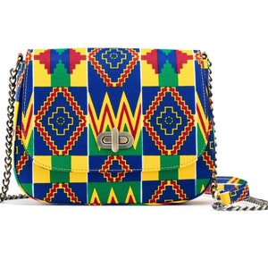ROYAL KENTE AFRICAN Print Bag multicolour Bohemian-style Geo - Etsy